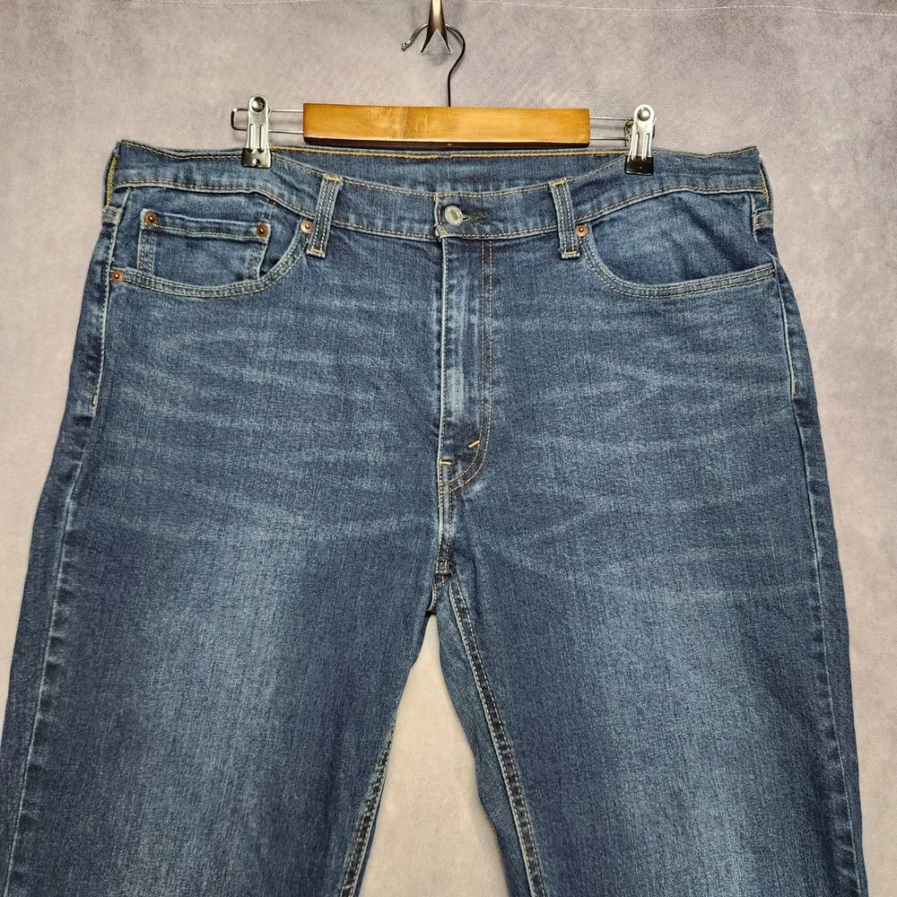 Levis 541 Athletic Taper Mens Dark Wash Blue Denim Jeans size 38x34